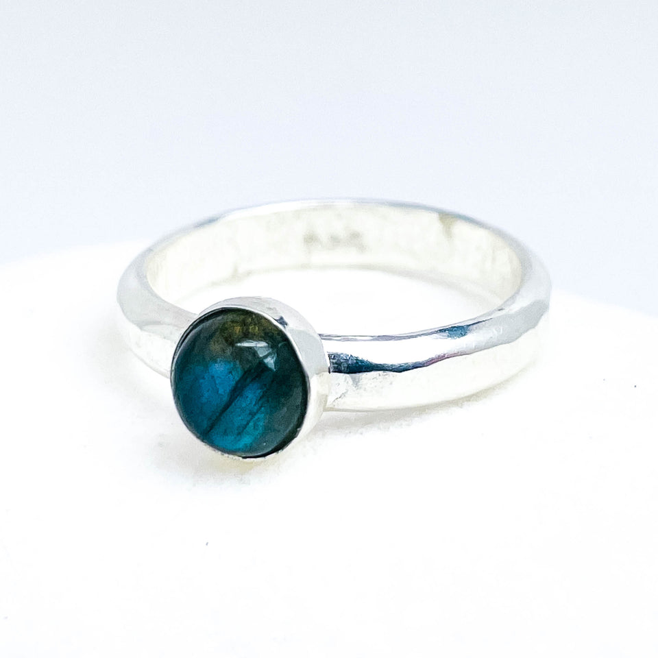 Sterling Stackable Rings with Gemstones - DawnsArtisanJewelry.com