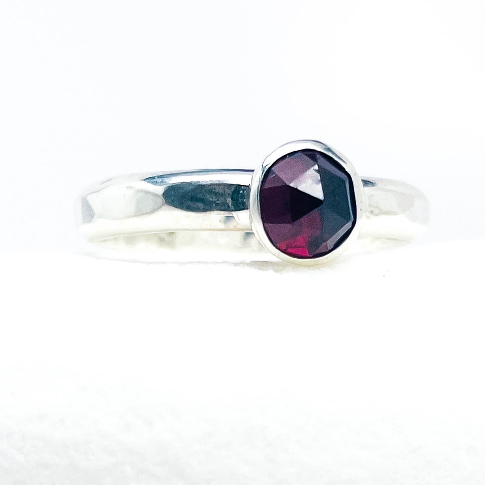 Sterling Stackable Rings with Gemstones - DawnsArtisanJewelry.com