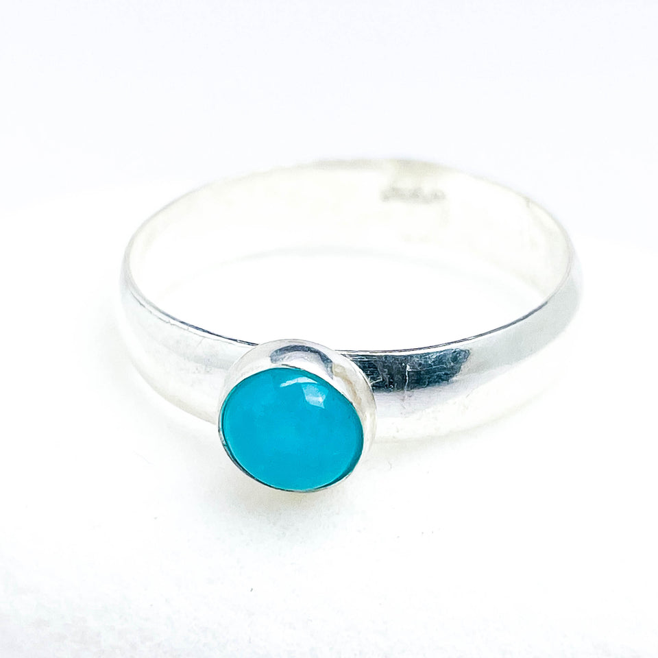 Sterling Stackable Rings with Gemstones - DawnsArtisanJewelry.com