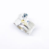 Sterling Silver Ginkgo Leaf Rings Jewelry Size 6 3/4 | Smooth Band