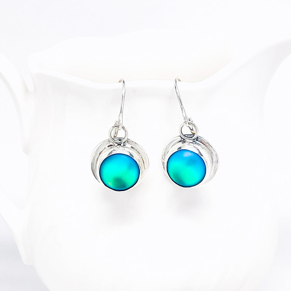 Sterling Silver Opalite Earrings | Dangle Earrings For Women