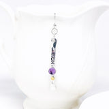 Sterling Silver “Mom” Earring "Words Wisdom Totem Collection"