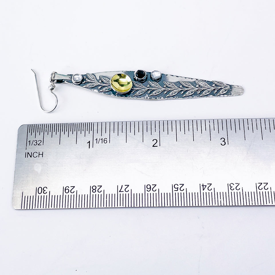 Wabi Sabi Earrings - Cycle Of Life Talisman