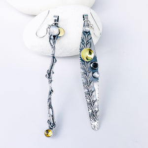 Wabi Sabi Earrings - Cycle Of Life Talisman
