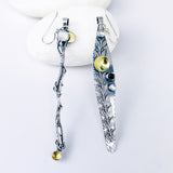 Wabi Sabi Earrings - Cycle Of Life Talisman