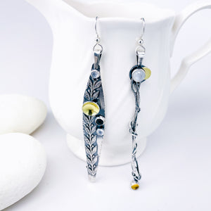 Wabi Sabi Earrings - Cycle Of Life Talisman