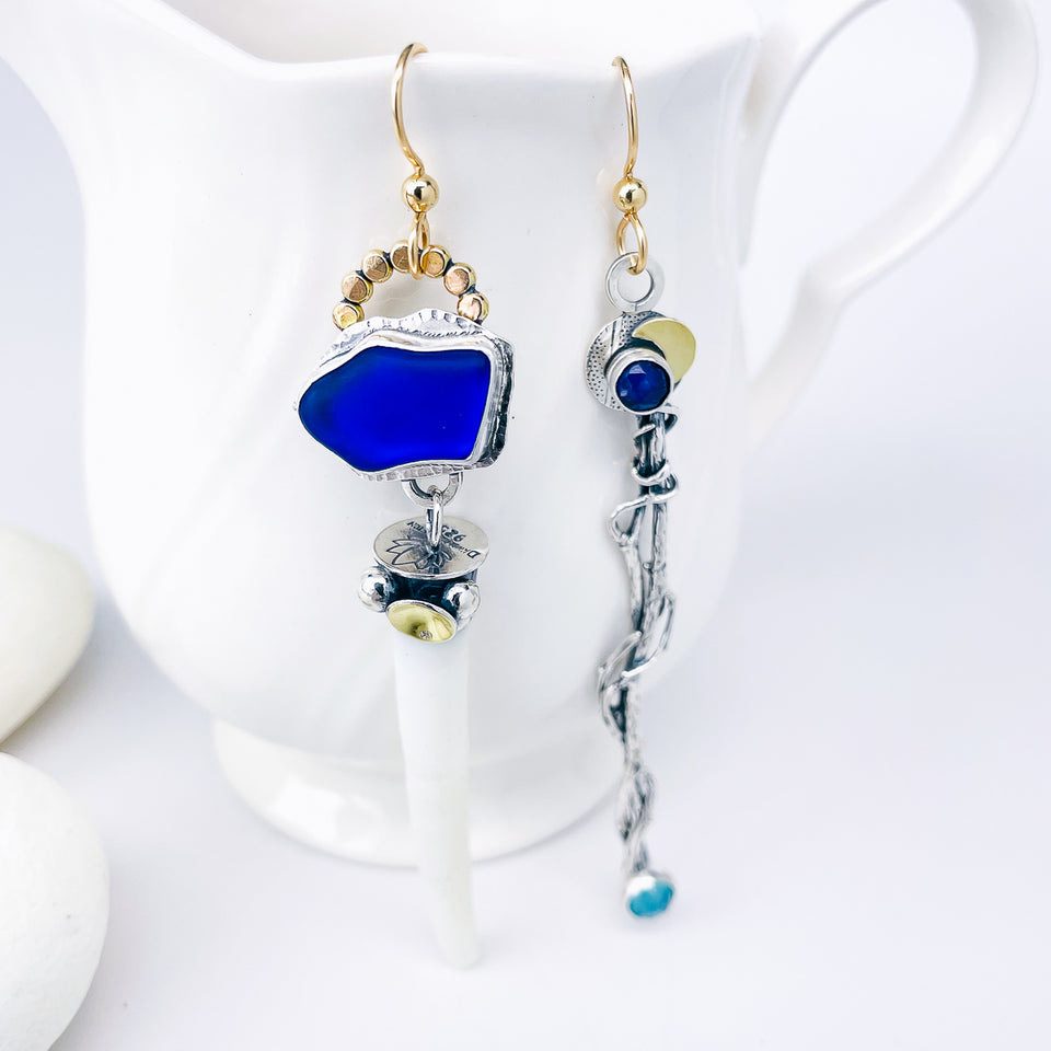 Wabi Sabi Earrings - Grounding Talisman