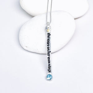 "Words of Wisdom Collection" She Soars Totem Necklace