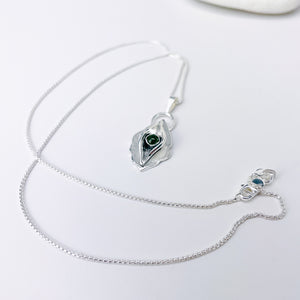 Sterling Silver Divine Feminine Pendant Necklace - DawnsArtisanJewelry.com