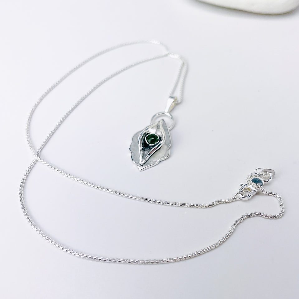 Sterling Silver Divine Feminine Pendant Necklace - DawnsArtisanJewelry.com