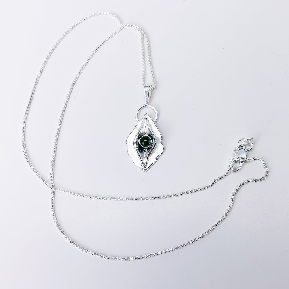 Sterling Silver Divine Feminine Pendant Necklace - DawnsArtisanJewelry.com