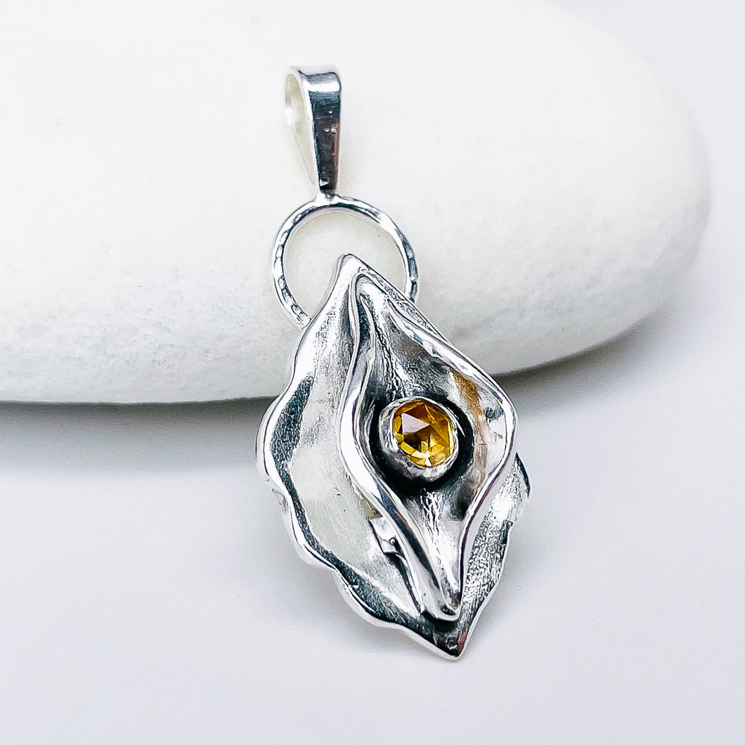 Sterling Silver Divine Feminine Pendant Necklace - DawnsArtisanJewelry.com