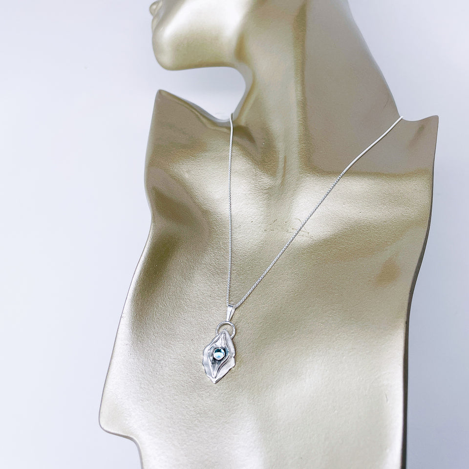 Sterling Silver Divine Feminine Pendant Necklace - DawnsArtisanJewelry.com