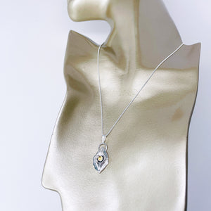 Sterling Silver Divine Feminine Pendant Necklace - DawnsArtisanJewelry.com