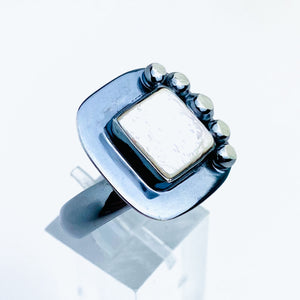 Sterling Silver Ring - Gunmetal Sterling Silver Ring